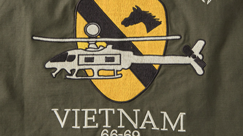 Vintage ARVN Airborne Shirt V0986