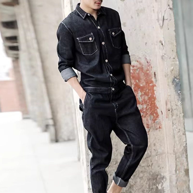 Urban Skull Workwear Jumpsuit V0617