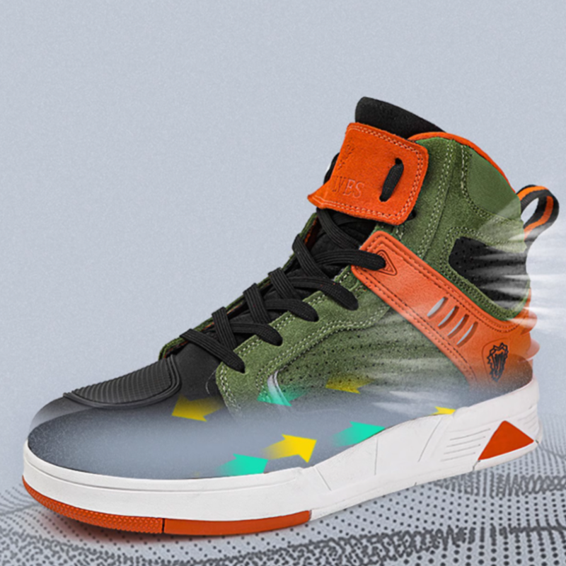 Breathable motorcycle high-top sneakers V0558