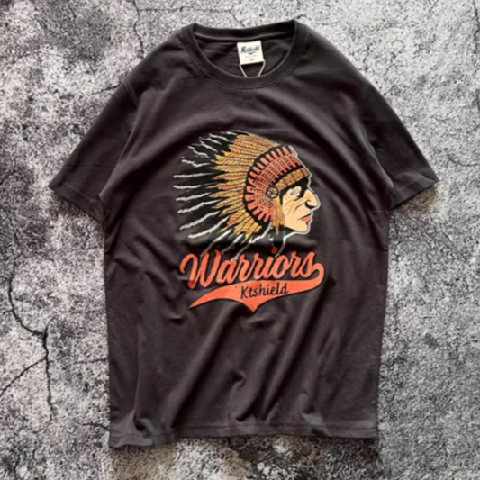 American Retro Indian T-shirt V0526