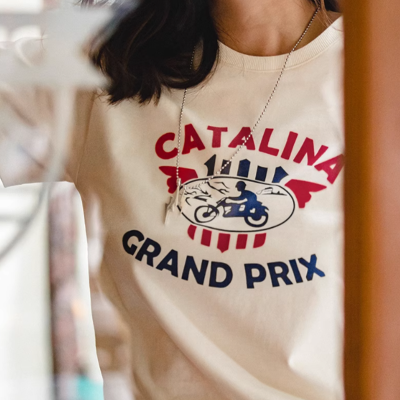 Vintage logo Cotton Tee V0635