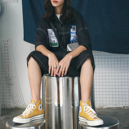 Summer Patchwork Jumpsuit V0622