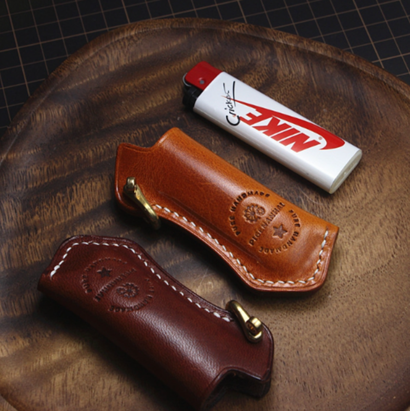 Retro Leather Lighter Case V0788