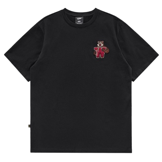 Retro Cartoon Embroidered Tee V0598