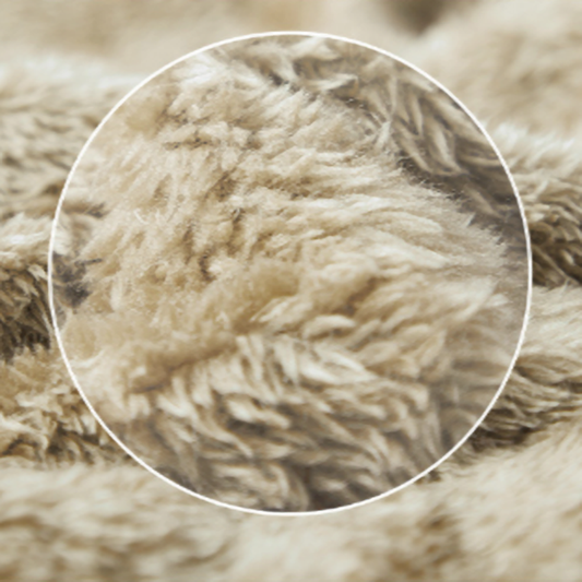 American retro check fleece shirt Z0325