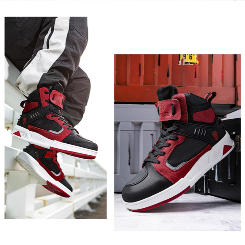 Breathable motorcycle high-top sneakers V0558