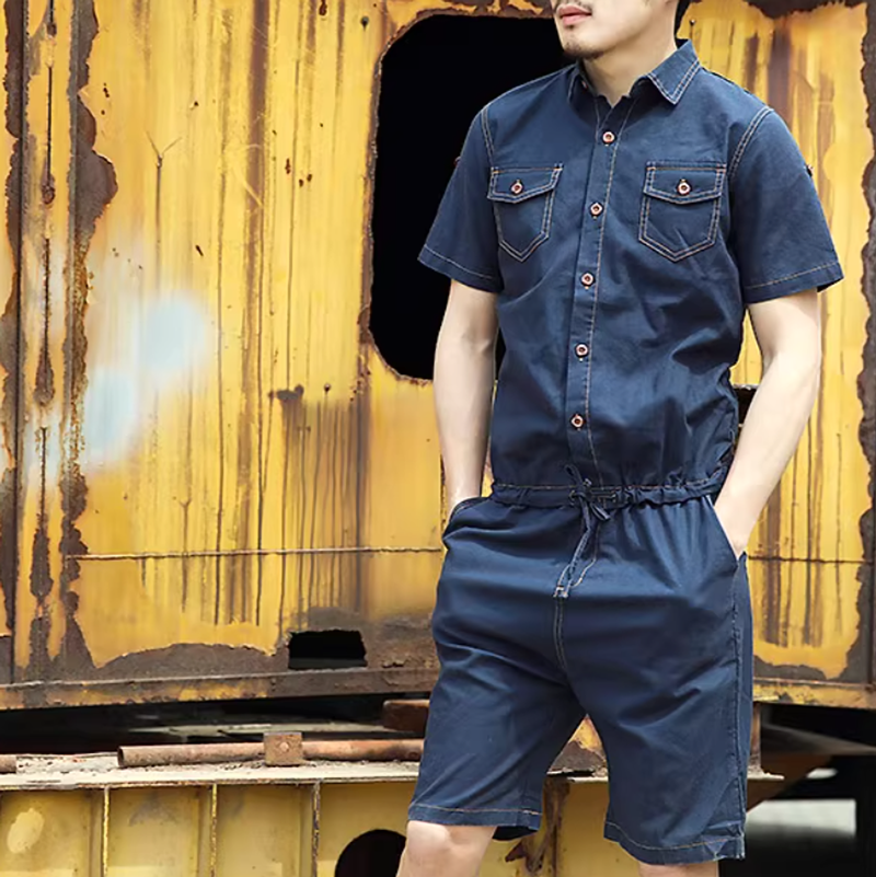 Summer Slim Fit Printed Jumpsuit V0618