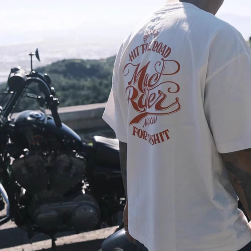 American Street Biker T-Shirt V0486