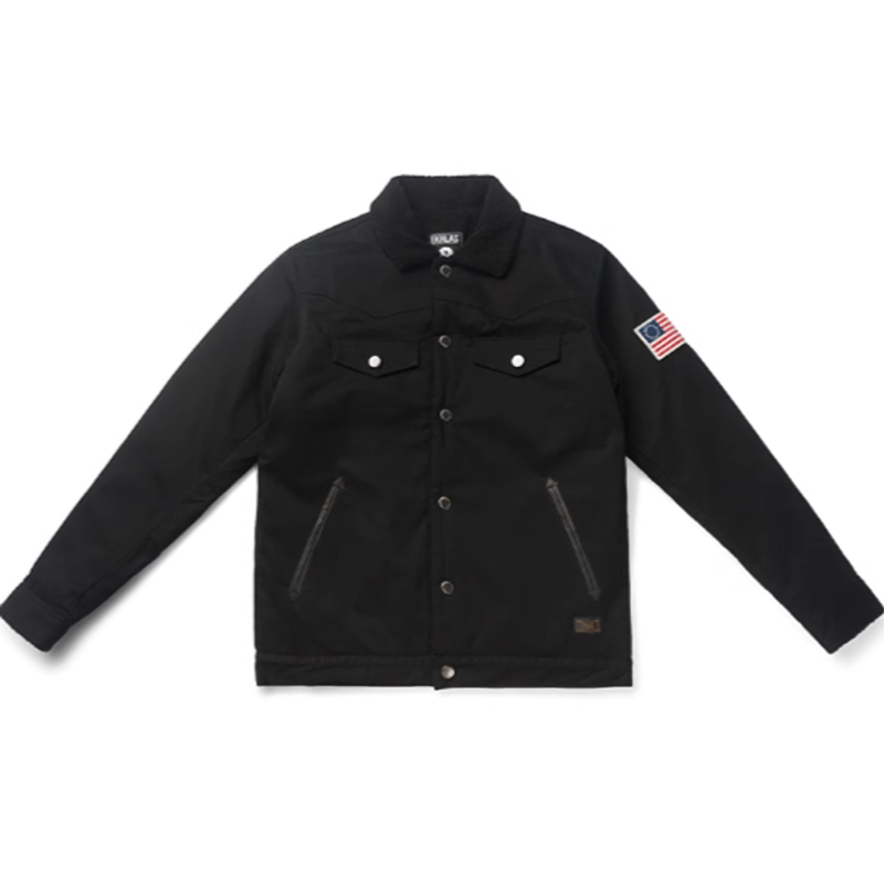 American Retro Lapel Boa Jacket V0312