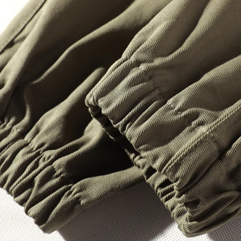 Retro Multi-Pocket Outdoor Cargo Pants V0538