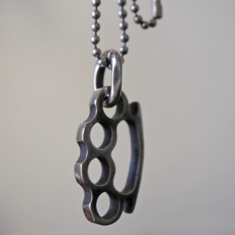 Finger Knuckle Ball Chain Necklace V0300