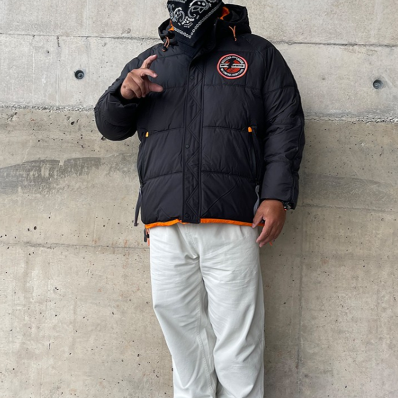 Patch Lightning Cotton Down Jacket V0433