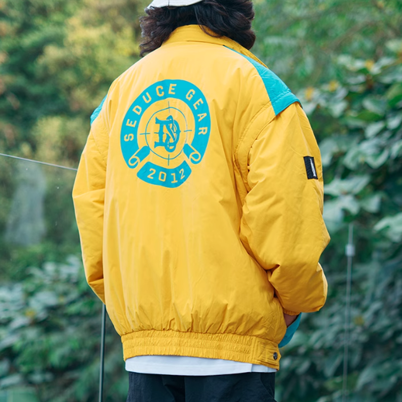 Retro color 2-way jacket vest V0513