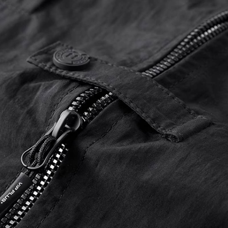 Fake layered multi-pocket shirt V0592