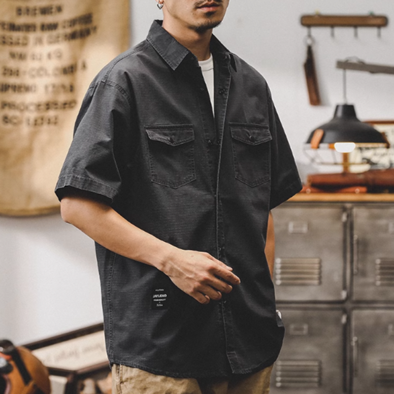 American casual work shirt V0046