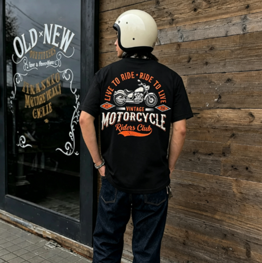Vintage Motorcycle Ride T-Shirt V1020