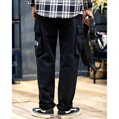 Logo Print Cargo Pants V0207