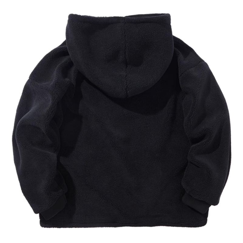Big size Faux Lambswool Jacket V0813