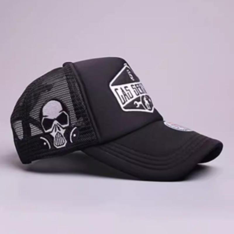 American retro logo mesh cap V0586