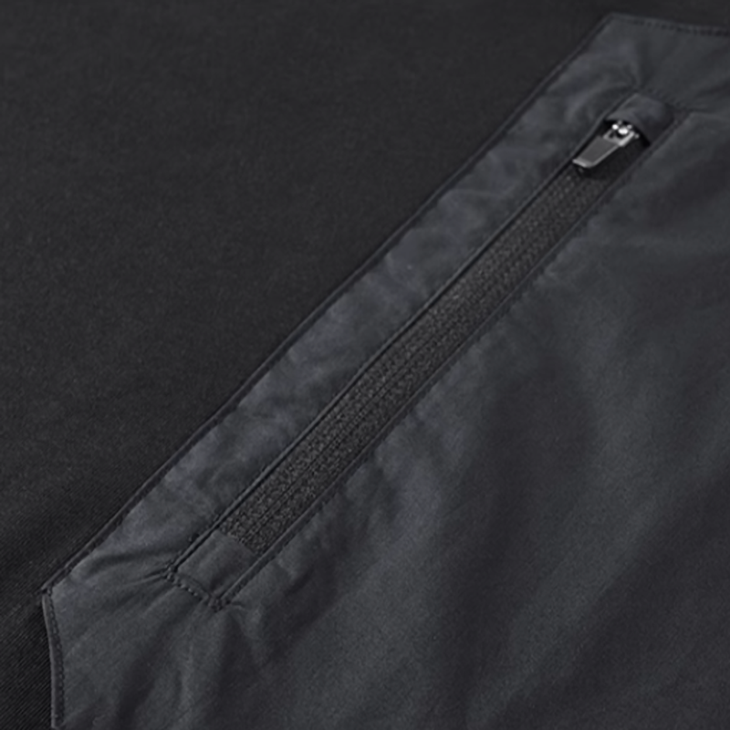 Shoulder pocket simple Tee V0602