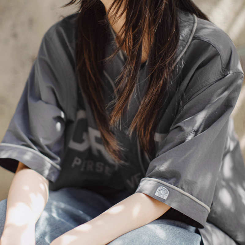 Summer Oversized Casual Baseball Shirt V0629