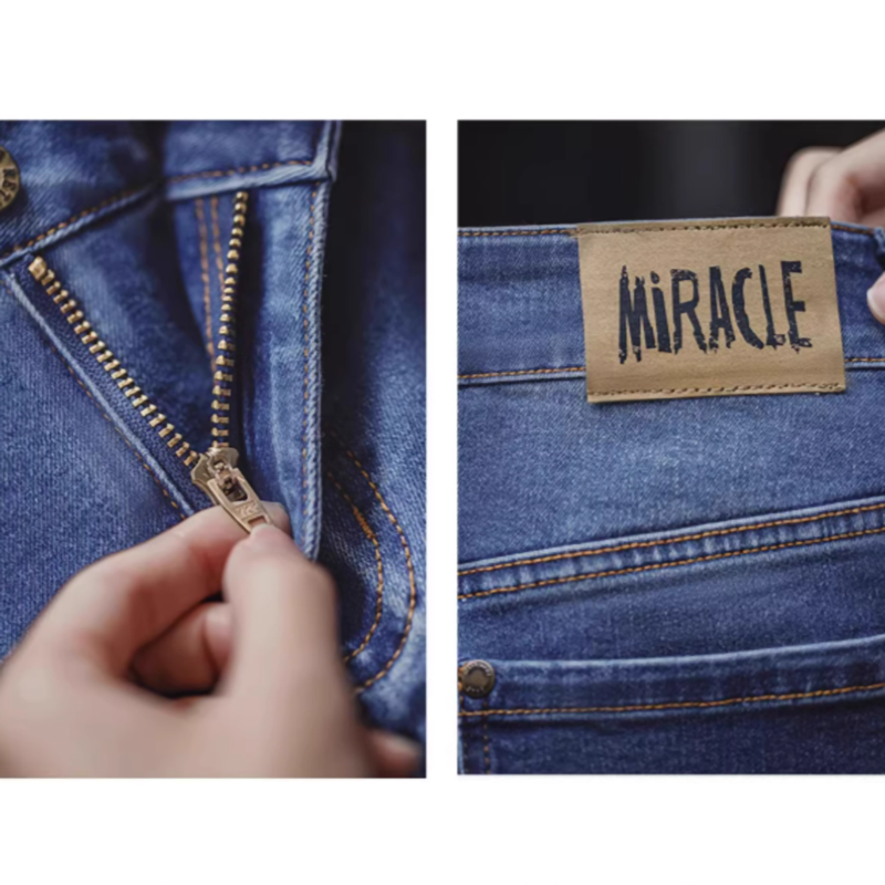 Vintage Blue Slim Flare Jeans V0641