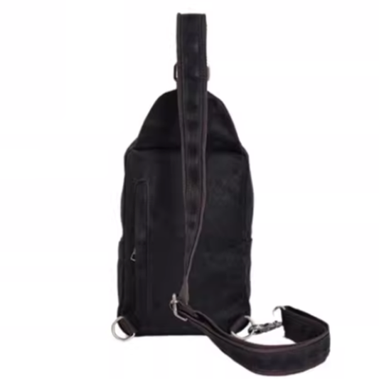 Retro Canvas Motorcycle Crossbody Bag V0665