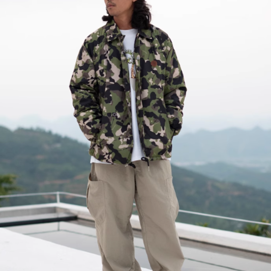 American Retro Camouflage Jacket V0458