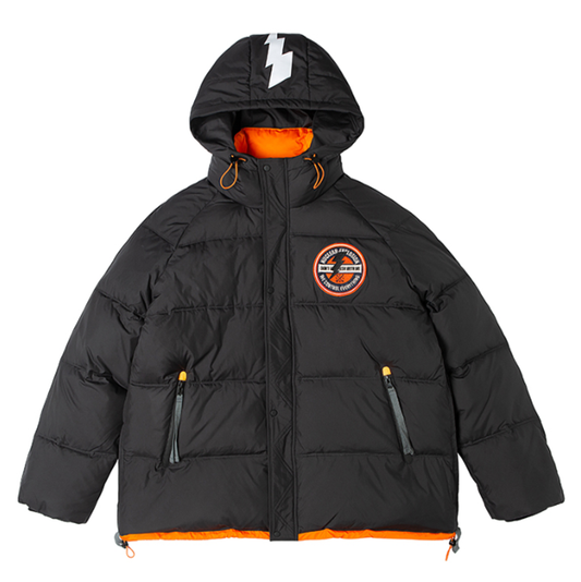 Patch Lightning Cotton Down Jacket V0433