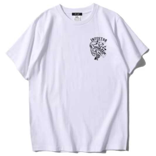 Crazy Fire Drink Print T-Shirt V0499