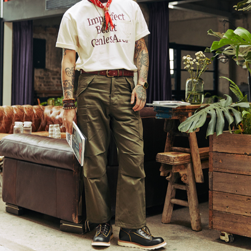 Retro Leather High-Top Boots V0805
