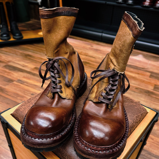 Retro Hiking Martin Boots V0869