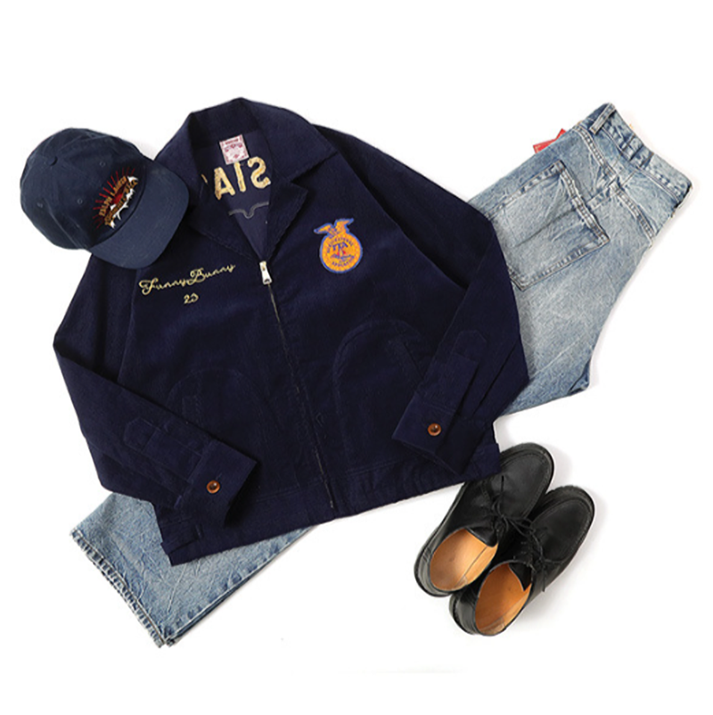 American Retro Corduroy FFA Jacket V0464