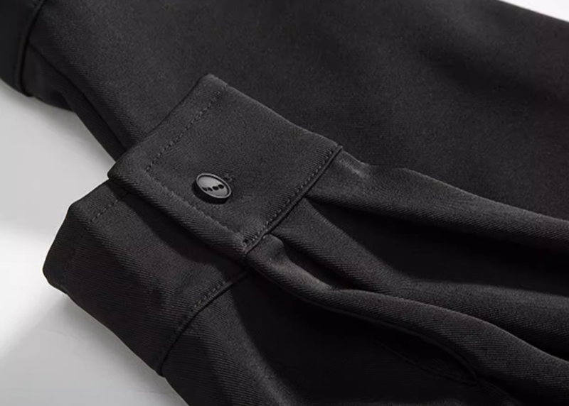 Embroidered logo street shirt V0230