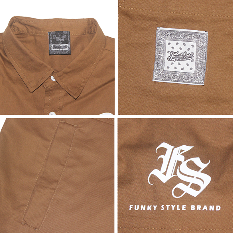 Chicano Popping Work Shirt V0774