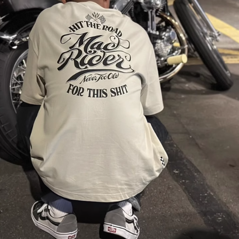 American Street Biker T-Shirt V0486