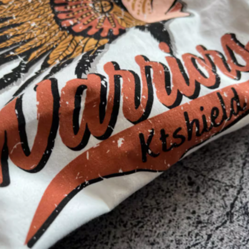 American Retro Indian T-shirt V0526