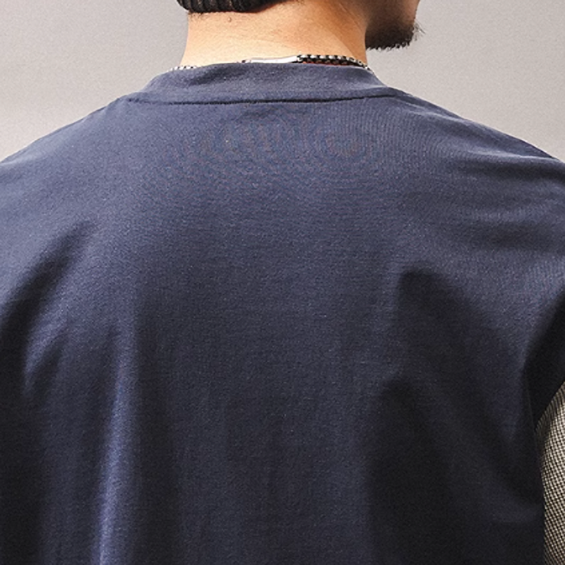 Heavyweight Retro Color Block Tee V0575