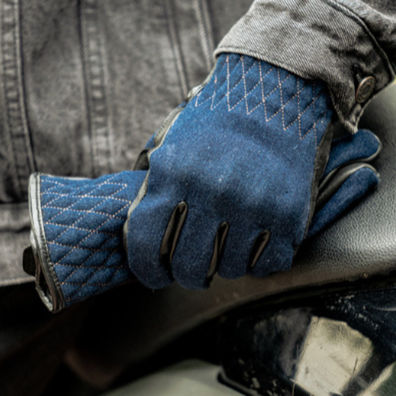 Vintage Touchscreen Motorcycle Gloves V0798