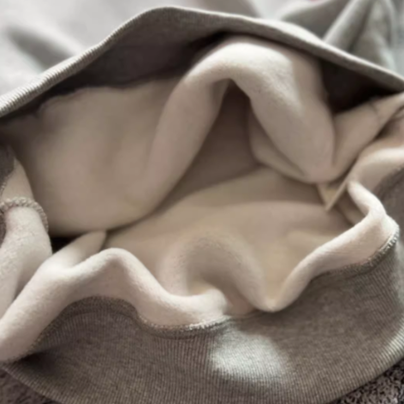 Two-tone hooded sweatshirt V0524