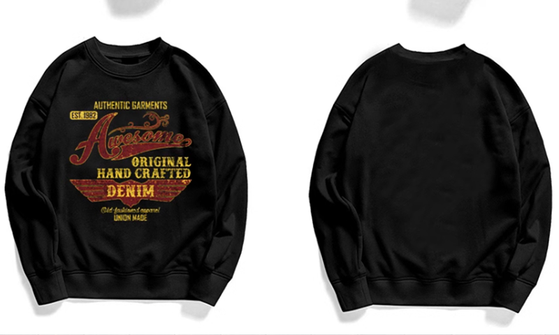 American vintage print sweatshirt V0064