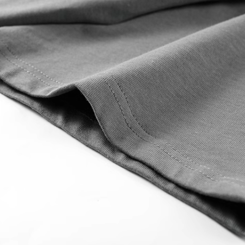 Niche Splice Hoodie Tee V0595