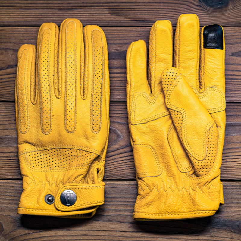 Vintage Touchscreen Riders Gloves V0797