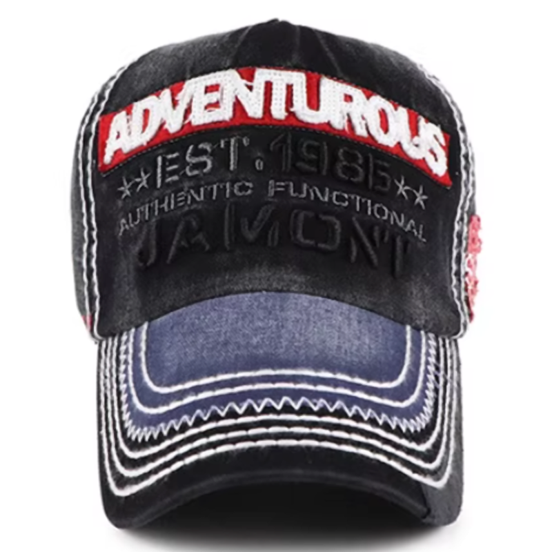 Washed retro baseball cap V0585