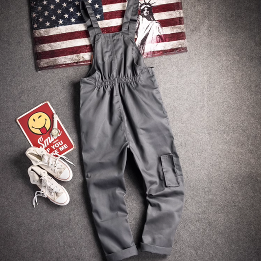 Multi-pocket work overalls Z0455