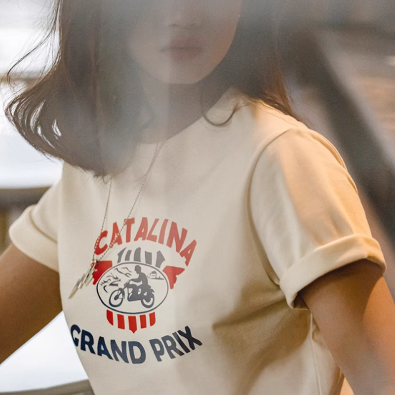 Vintage logo Cotton Tee V0635
