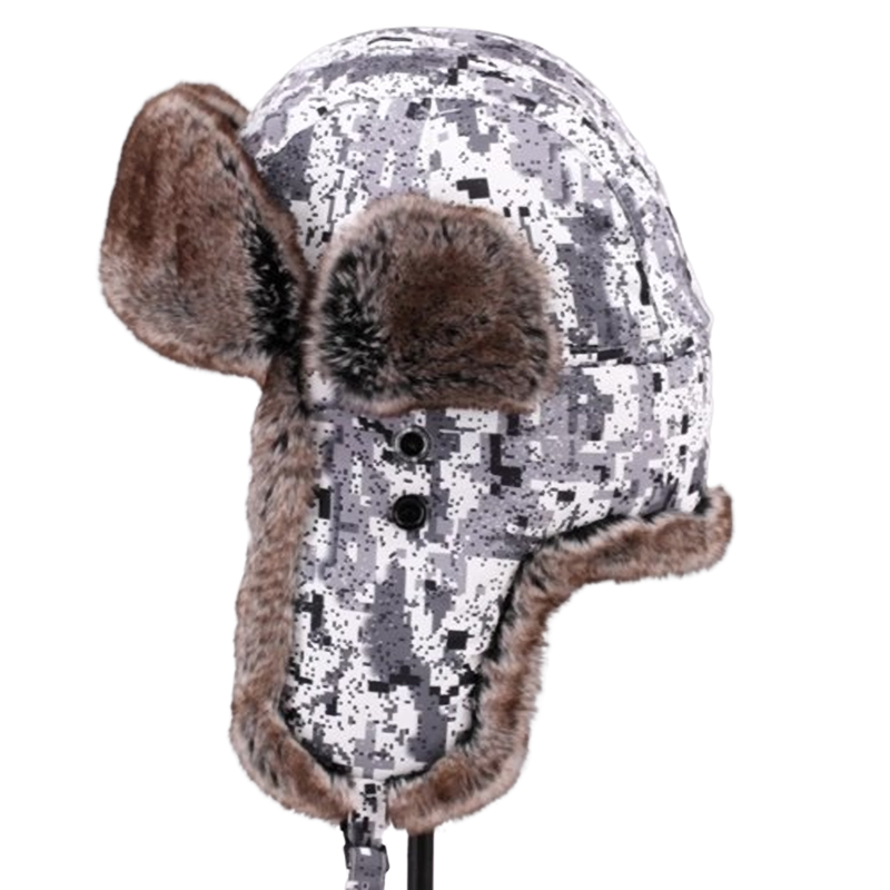 Camouflage bomber cap V0438