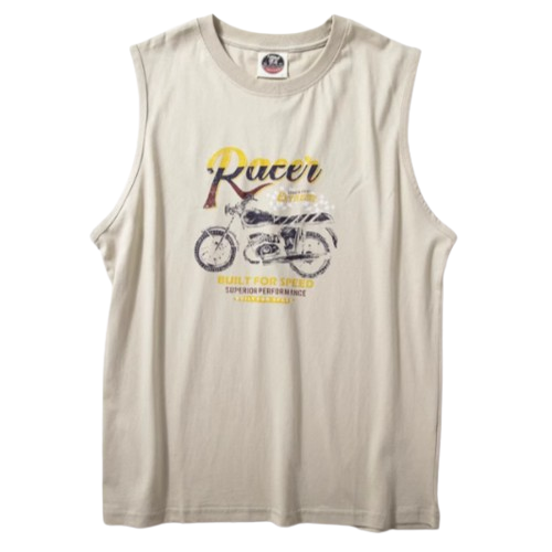 Motorcycle Sleeveless T-Shirt V0522