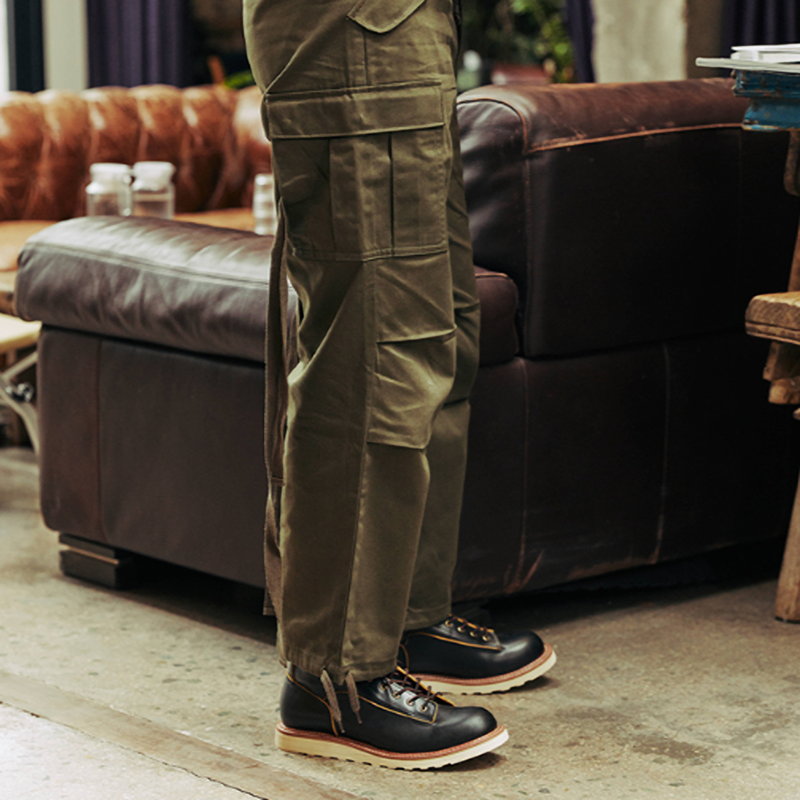 Retro Leather High-Top Boots V0805