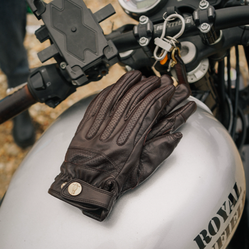 Vintage Touchscreen Riders Gloves V0797